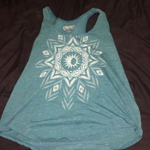 Turquoise tank top